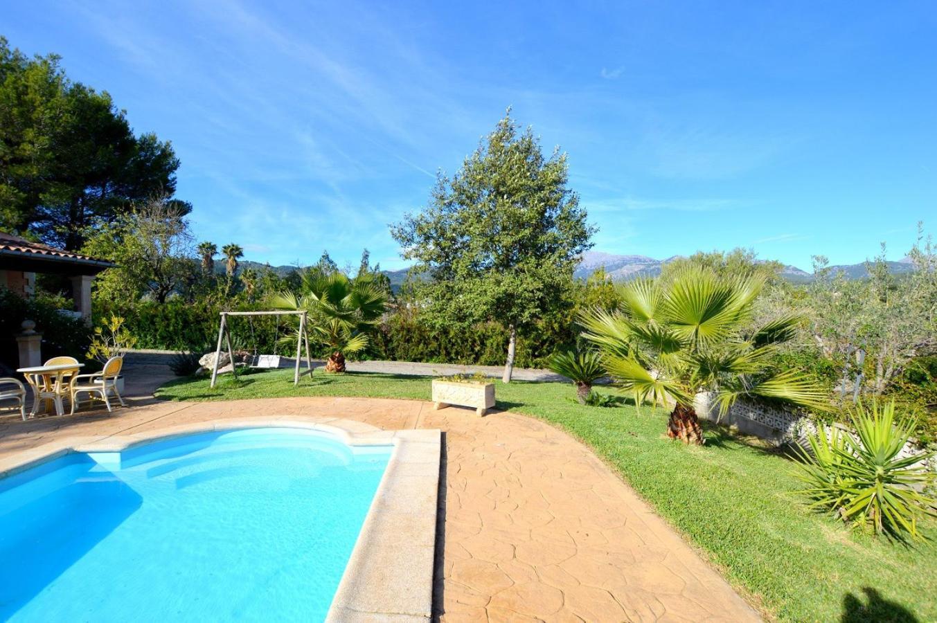 Finca Con Piscina Es Blanquer Hostal Exterior foto