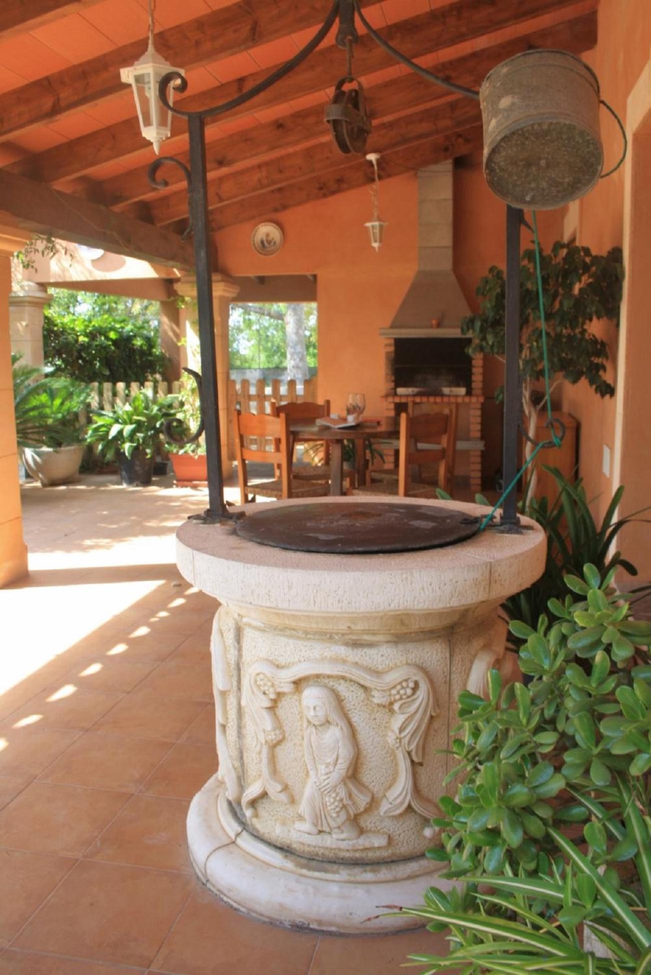 Finca Con Piscina Es Blanquer Hostal Exterior foto